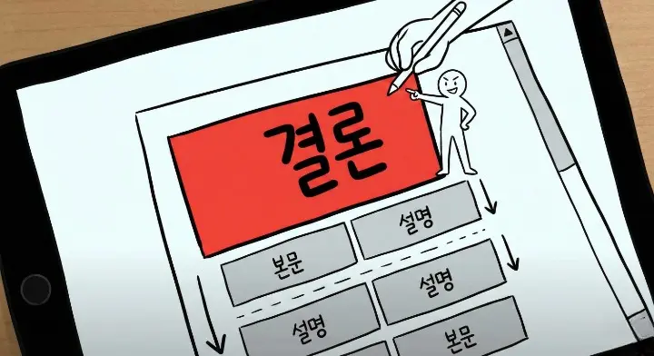 AI 초안 품질을 2배 올리는 수정 기준처럼 결론을 앞에 박아 넣어 스크롤 초반에서 승부 보는 장면